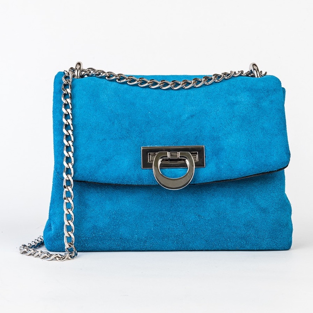 Suede handbag - Picture 3 of 4